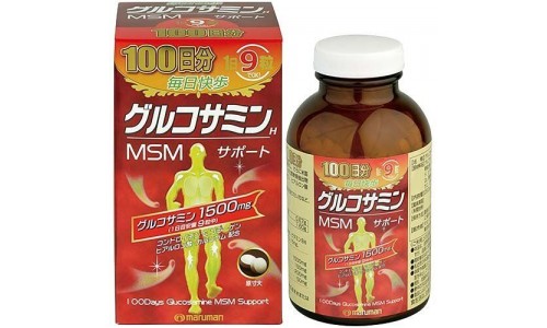 MSM  200мг + Хондроитин 150мг + Глюкозамин 1500мг Maruman 