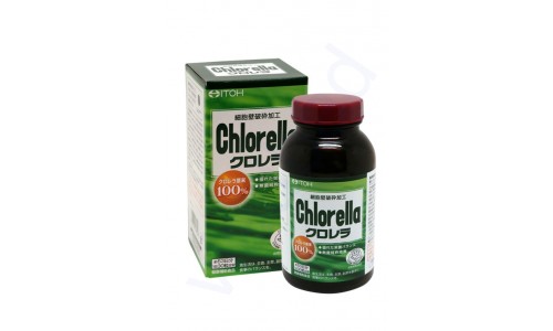 Chlorella 100% Хлорелла, комплекс на 53 дня, 1600х180 мг
